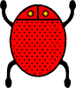 Coccinella Rollandin Clip Art