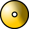 Gold Theme Cd Dvd Clip Art