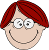 Boy Face Cartoon 2 Clip Art
