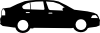 Black Sedan Car Clip Art