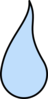 Light Blue Drop Clip Art