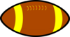 Us Brown Football Clip Art