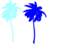Vector Palm Trees Clip Art